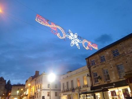 Christmas lights in Frome