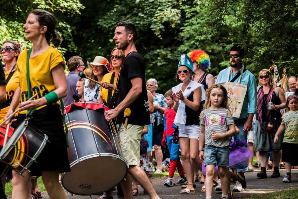 Samba band parade