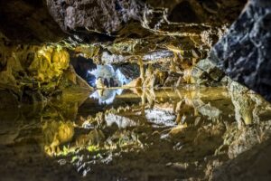 Stalactites in Cheddar Gorge caves