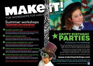 Make It! summer workshops & parties