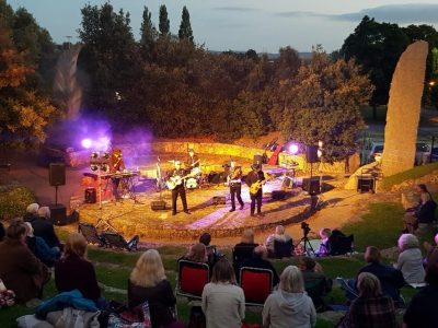 Live music at the ECOS ampitheatre