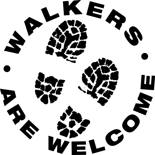 Walkers are welcome