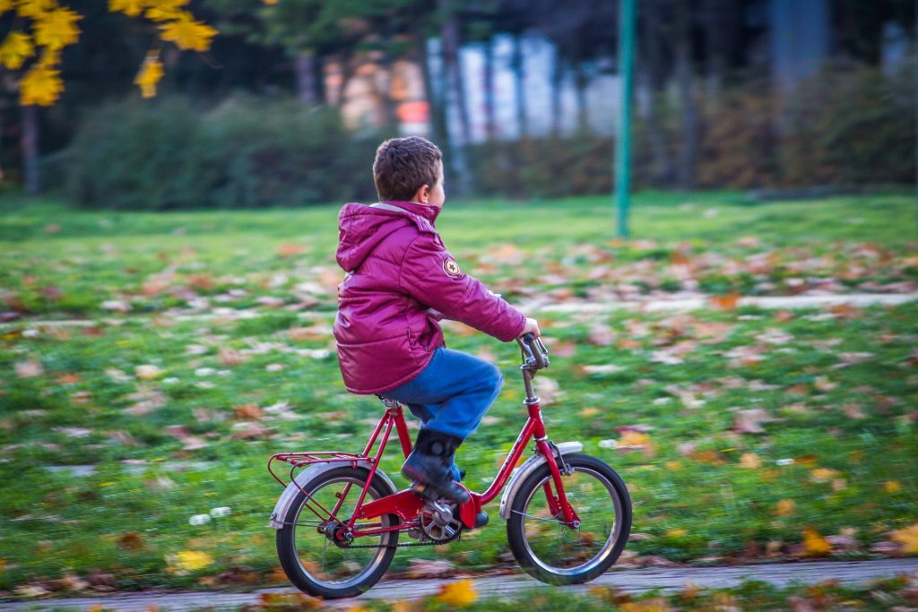 Kids bike ride