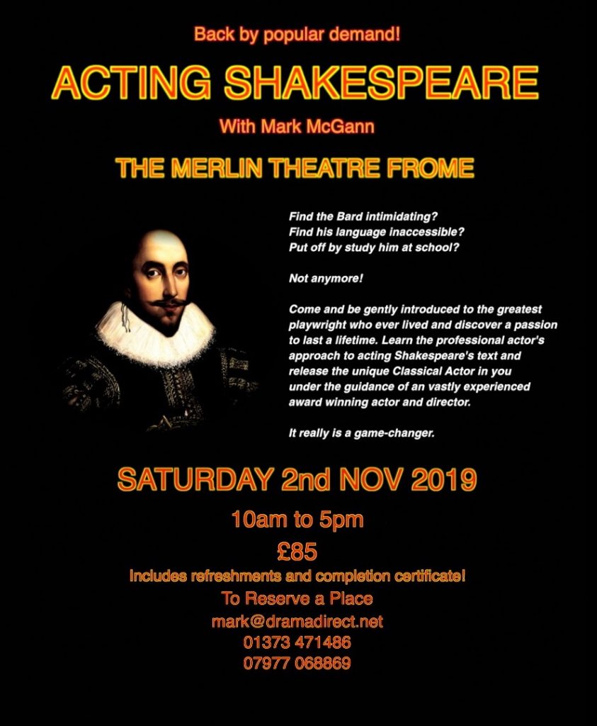 Acting Shakespeare workshop