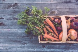 Basket of vegetables