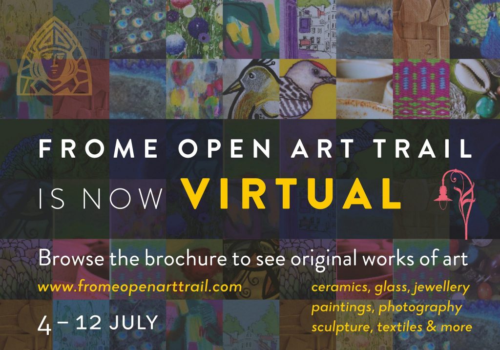 Frome Virtual art trail poster