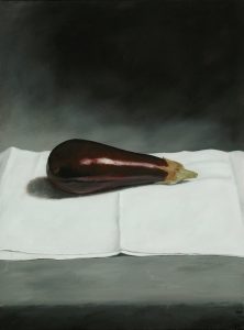 Painting: aubergine