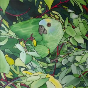 Painting of parrot