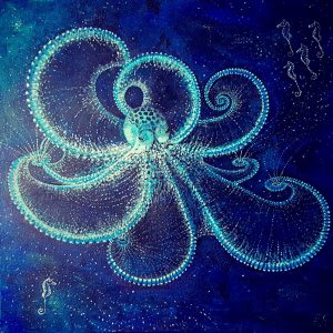 painting of octopus