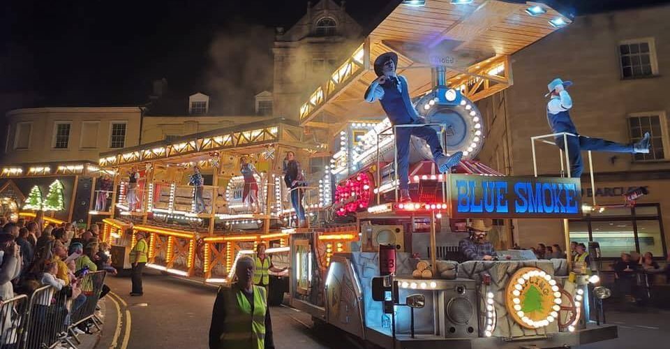 Illuminated carnival float, Frome