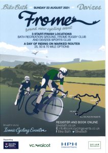 Cycling event poster