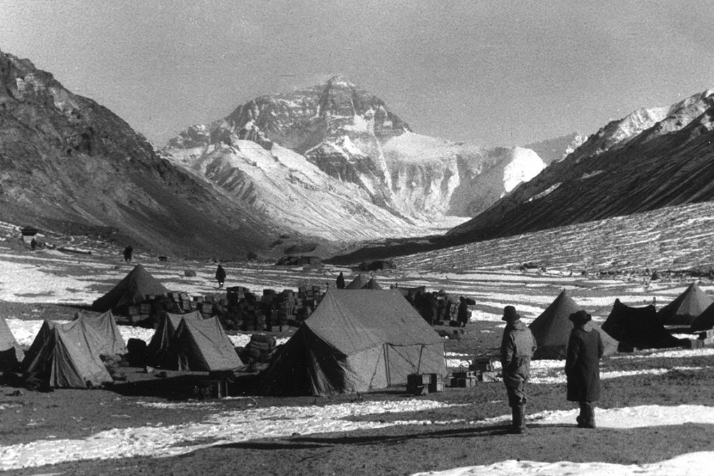 Camp at Mount Everest