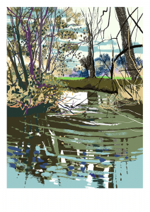 painting of the river Frome