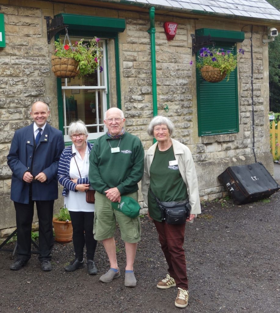 Somerset & Dorset Heritage railway volunteers