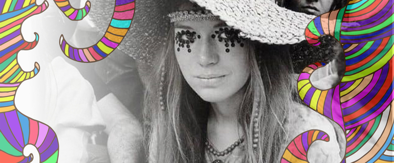 Image of woman at Woodstock Festival