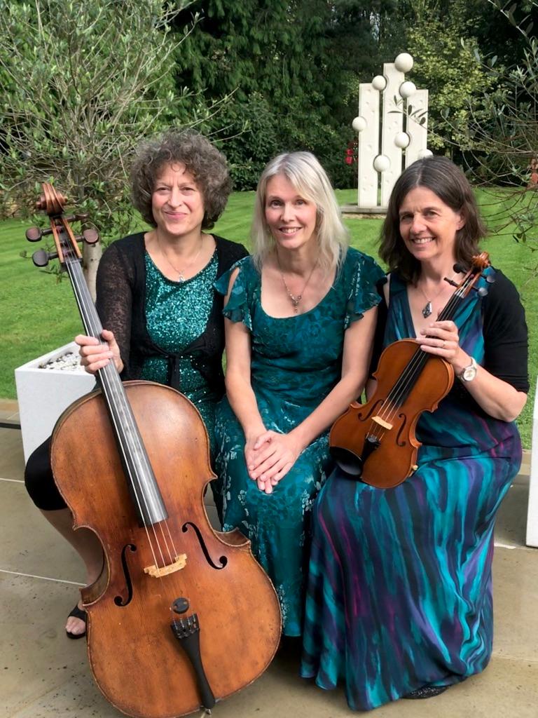 Three ladies in cello and violin