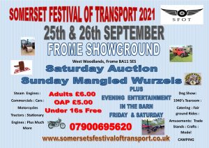 Somerset Festival of Transport 2021 poster