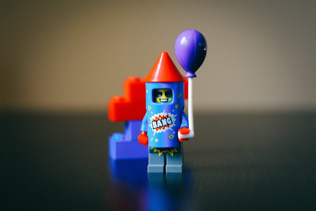 Lego rocket man