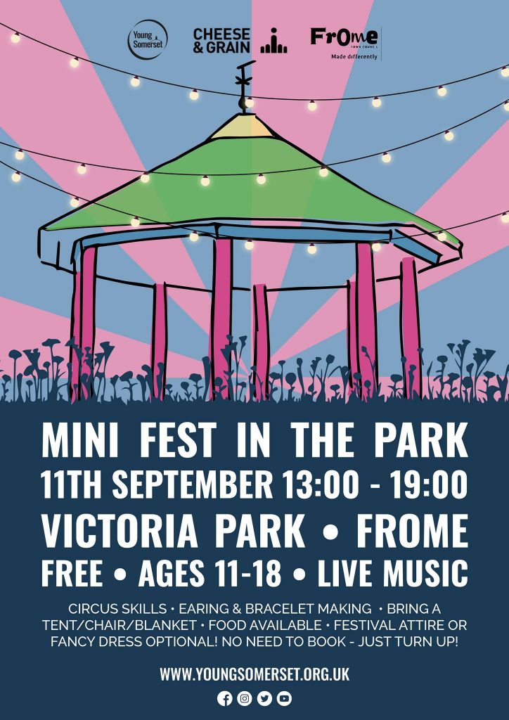 Mini Fest in the Park poster - Young Somerset