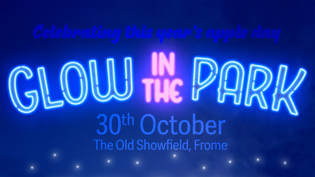 Glow in the park banner