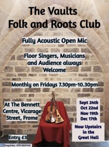 Folk and roots club poster