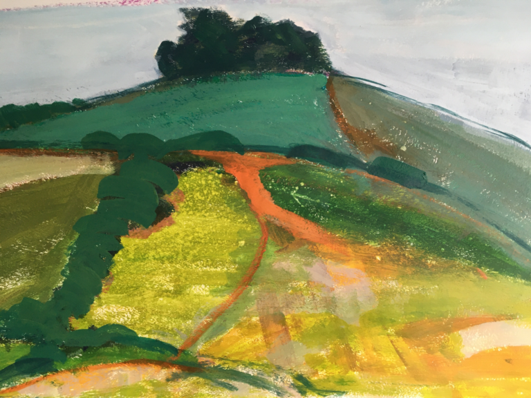 Caroline Williams painting - landscape