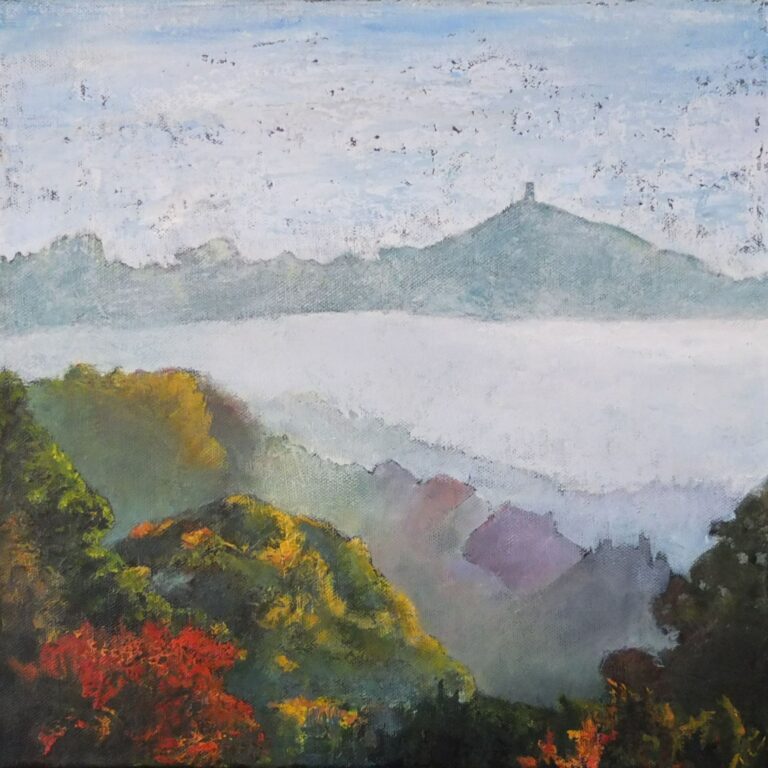 Painting 'Early Morning Mist' by Kate Cochrane