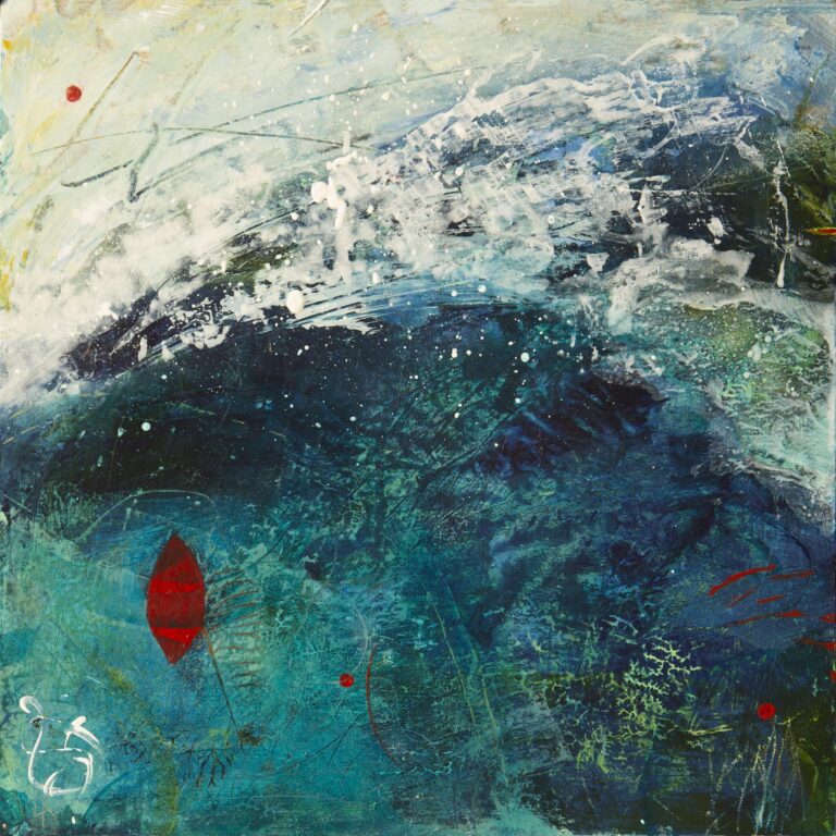 Painting 'Flounderling' by Lynn Keddie
