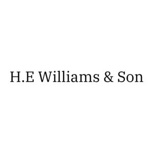 H E Williams and Son logo