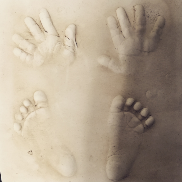 Kate Cooke hand and feet casts