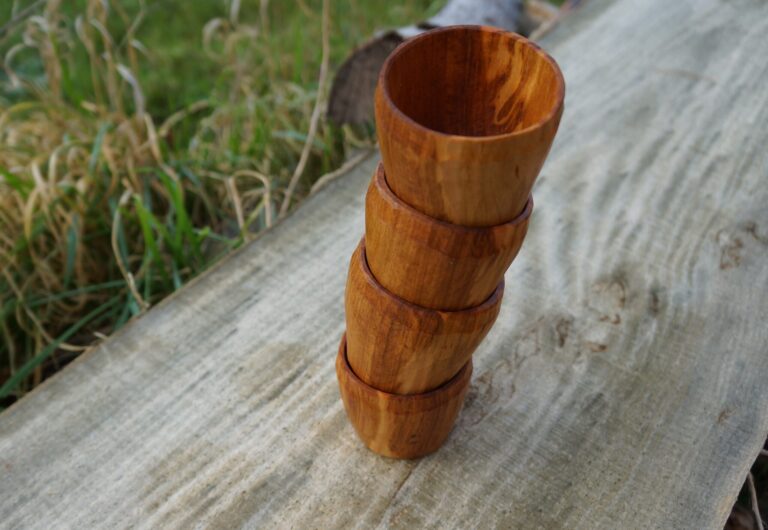 Tim Clive Graham - hand carved wooden cups