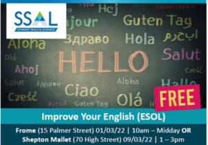 Improve your English course poster