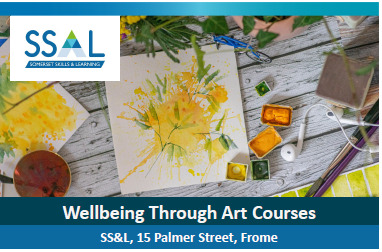 Wellbeing through art course poster