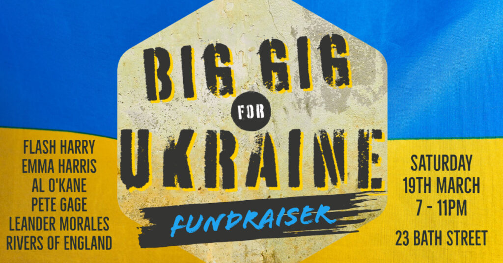BIG GIG FOR UKRAINE poster
