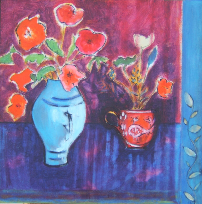 Lynn Baxter painting - Blue Vase