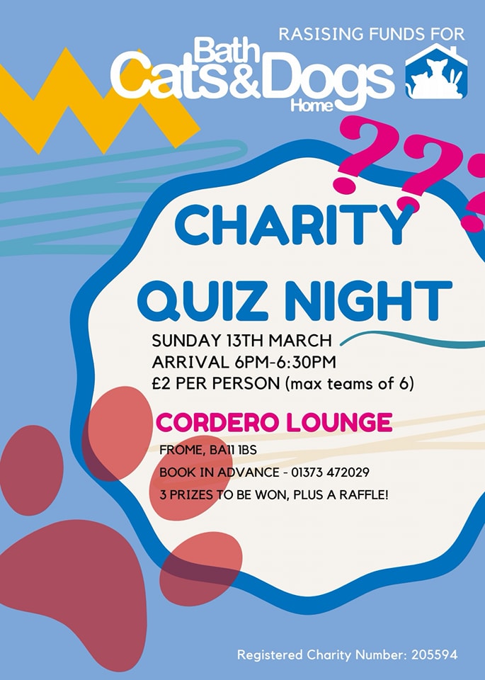 Cordero charity quiz poster