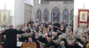 Frome Voices choir singing