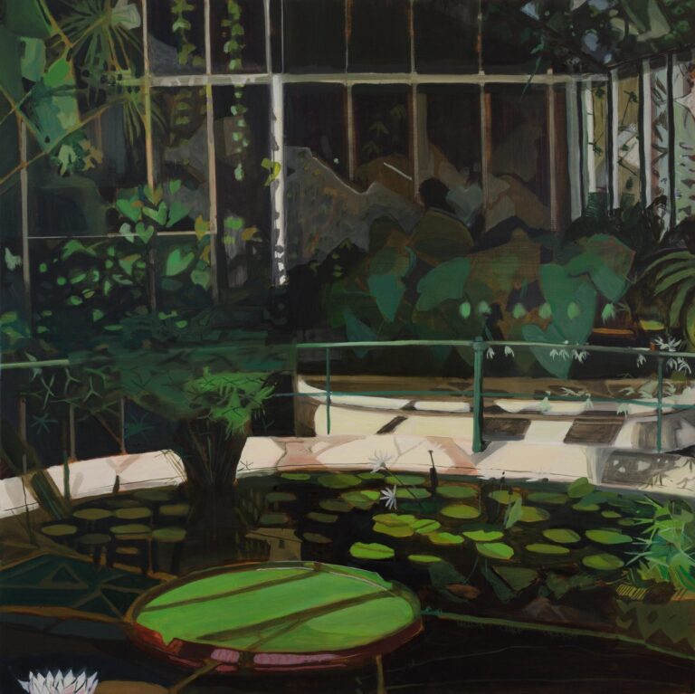 Lizzy Bridges - Kew Gardens - oil on canvas