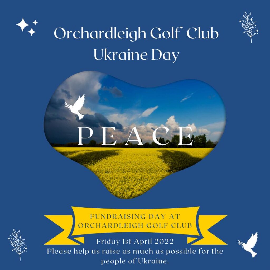 Orchardleigh Golf Club Ukraine Day poster