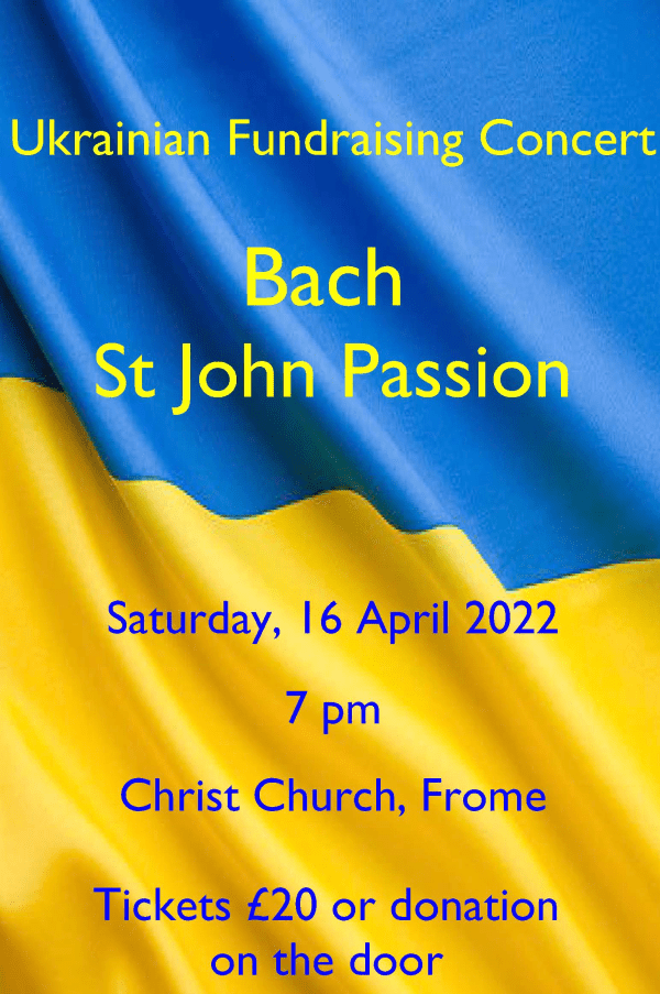Bach St John Passion poster