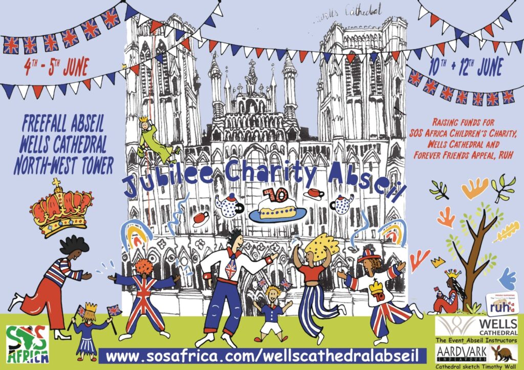 Wells jubilee abseil poster