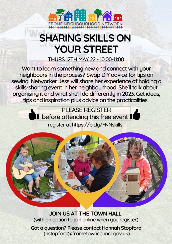 Sharing Skills on your Street Toolkit poster