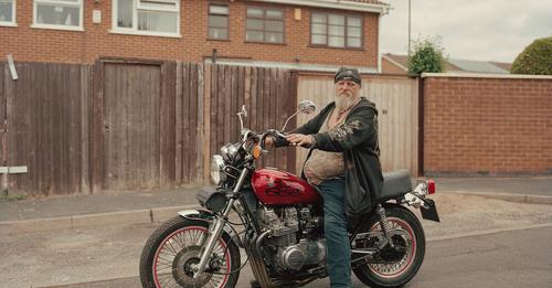 Man on motorbike