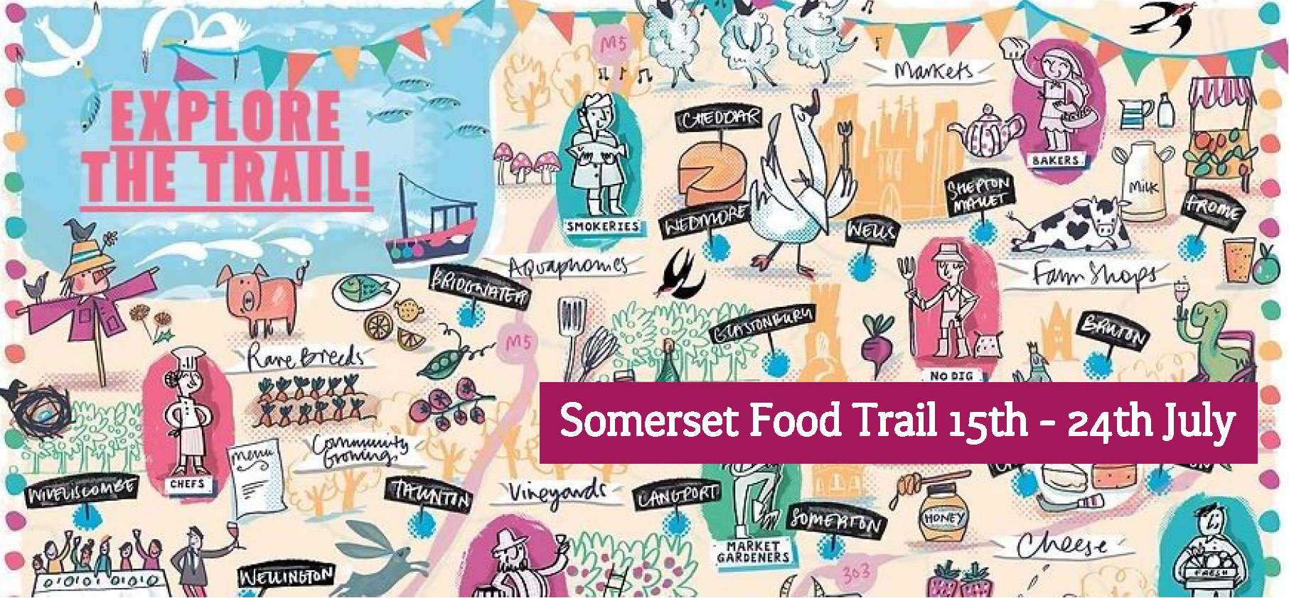Somerset Food Trail 2022 banner