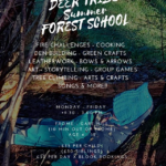 Deer tribe summer forest school poster