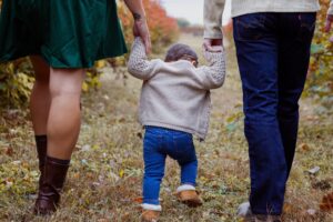 Family walking