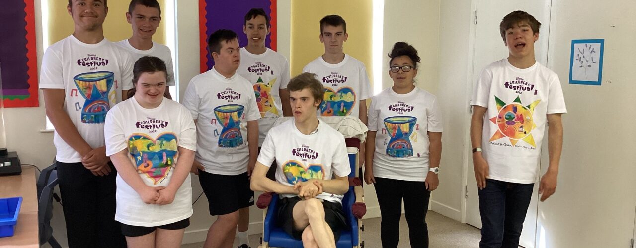 Critchill pupils have designed special T shirts for the Festival