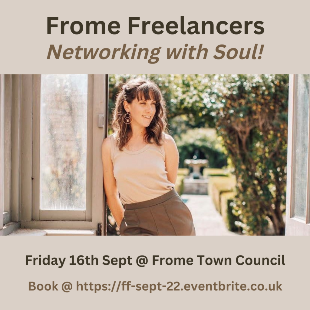 Frome networking poster sept 22