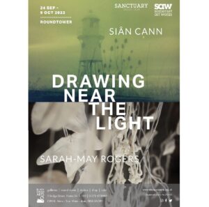 Drawing Near the Light exhibition poster