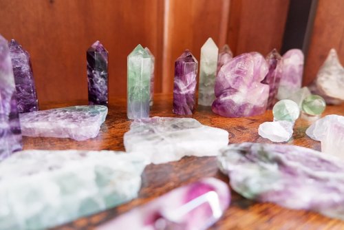 Healing hub crystals